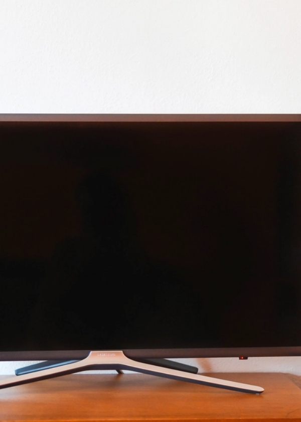 TV series and box sets on a flat-screen television